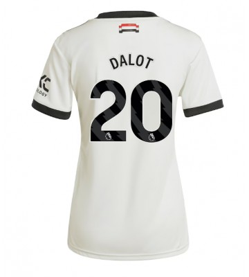 Manchester United Diogo Dalot #20 Tredjetröja Dam 2024-25 Kortärmad